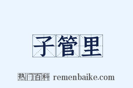 子管里是什么意思的图片